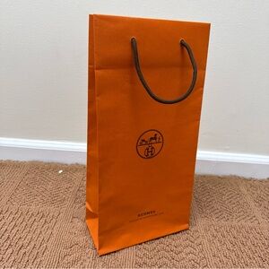 NEW Classic Orange HERMES SHOPPING BAG 16” X 8” X 4”’